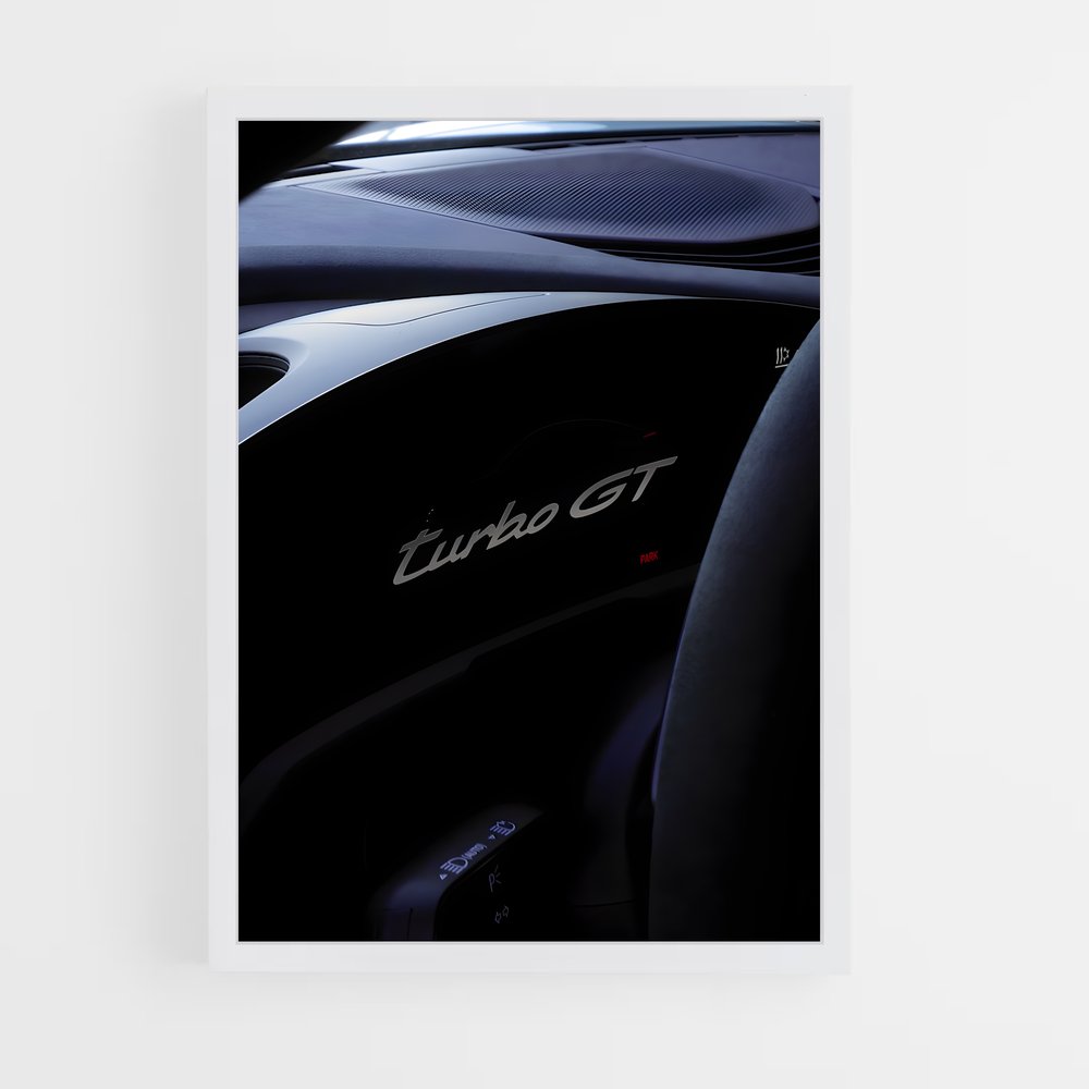 Poster Turbo Dash – affiche Porsche (vue 3)